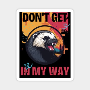 Honey Badger Fury Magnet