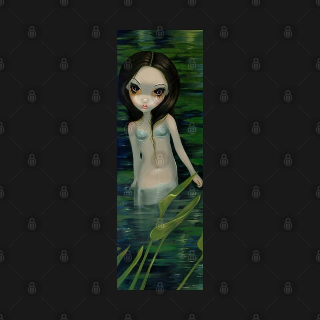 Creepy Goth Swamp Mermaid by Wanderer Bat