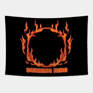 Burning ring Tapestry