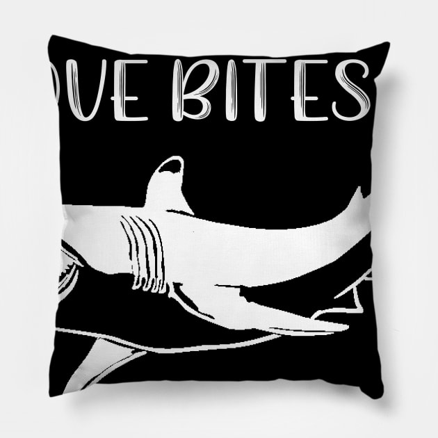 Love Bites Shark Pillow by DANPUBLIC