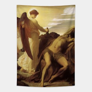 Elijah in the Wilderness by Lord Frederic Leighton Tapestry