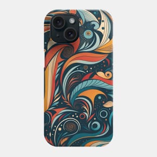 Abstract Leaves Phone Case