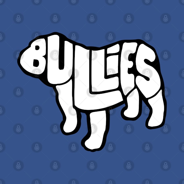 Letter Dog Design Blk by Bullies Brand