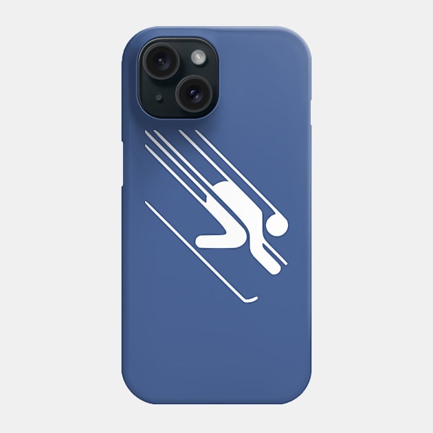 Downhill skiing Phone Case by ezioman