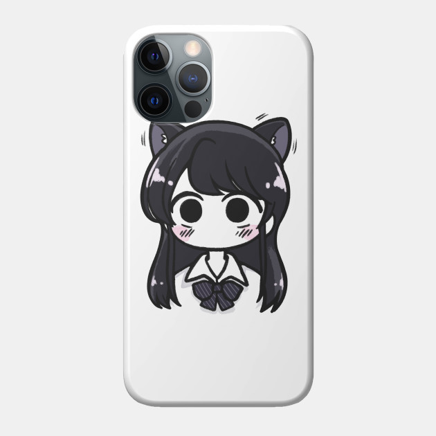 Komi Can T Communicate Komi Cat Komi San Manga Blush Komi San Phone Case Teepublic These include the competitive classmate makeru. komi can t communicate komi cat komi san manga blush