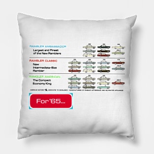 1965 RAMBLER AUTOMOBILES - advert Pillow