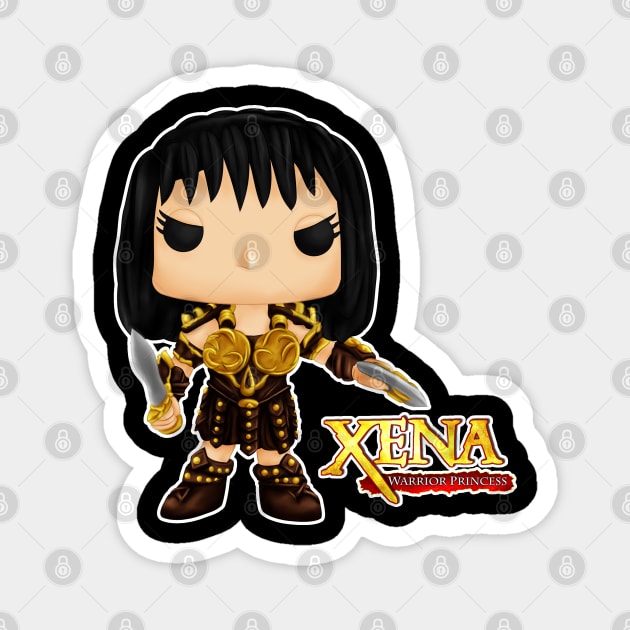 Xena Magnet by DreamsOfPop