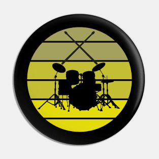 drums gift Pin