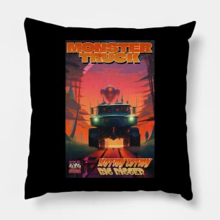 Halloween Monster Truck Motion Lotion Big Rigger Pillow