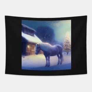 Christmas Horses Series Tapestry