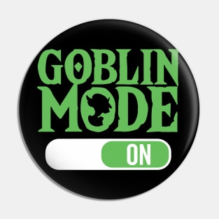 Goblin Mode On Funny Term Lazy Greedy Word of the Year Pin