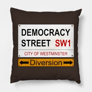 Diverted Democracy Pillow