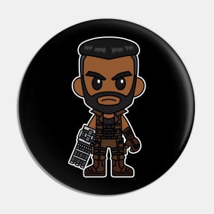 Chibi Barret Wallace Pin