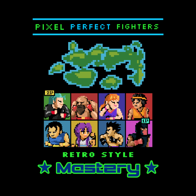 Pixel Perfect Fighters Retro Style Mastery, pixel games by Kamran Sharjeel