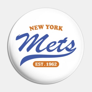 New York Mets Classic Style Pin