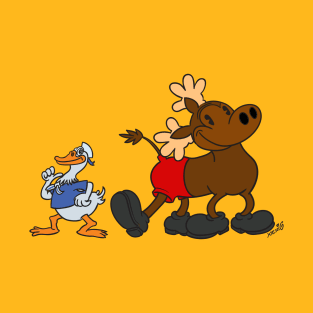 Ronald Duck and Mickey Moose T-Shirt