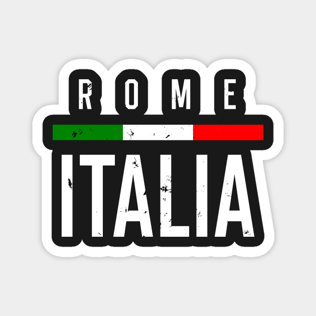 Rome Italia Italian Flag Novelty Gifts Magnet by B89ow