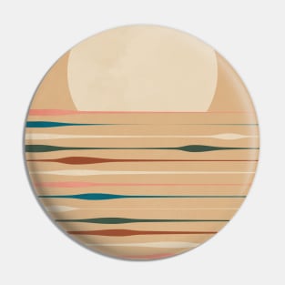 Sunset Modern - Colorful Lines 2 Pin