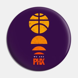 We are PHX, Arizona Basketball Fan Gift Pin