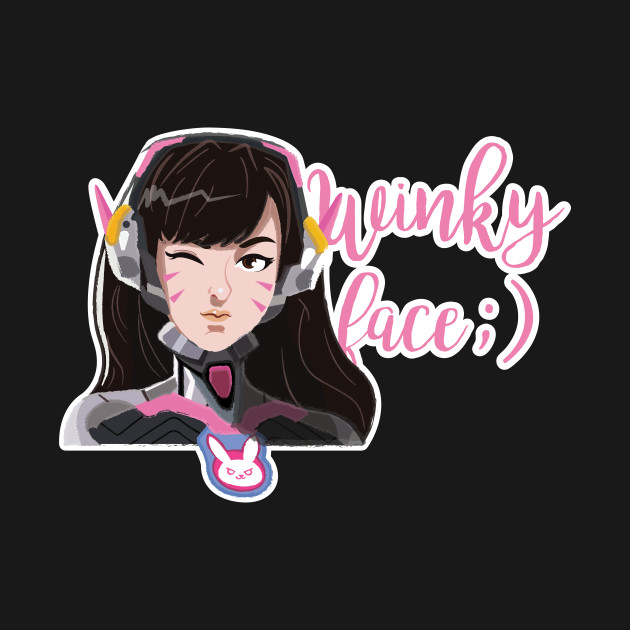 Disover Overwatch D.va - Winky face ;) - Videogames - T-Shirt