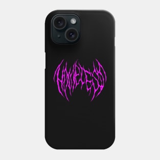 HOMELESS pink logo Phone Case