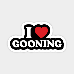 I Heart Gooning v3 Magnet