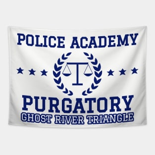 Purgatory Police Academy Tapestry