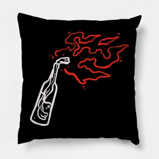 Bottle fire Pillow