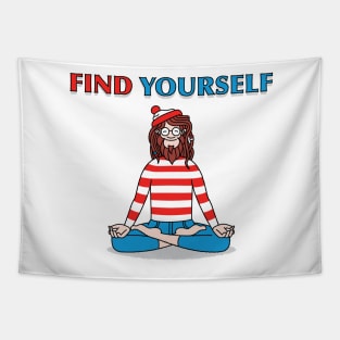 Find Yourself You Wally Tapestry