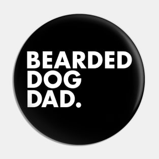 Bearded Dog Dad Pin