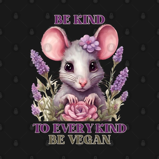 Be Kind Vegan Rat by Greyhounds Are Greyt