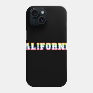 California Pride Rainbow Phone Case