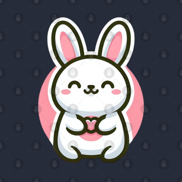 Cute Bunny by Merlyn Morris