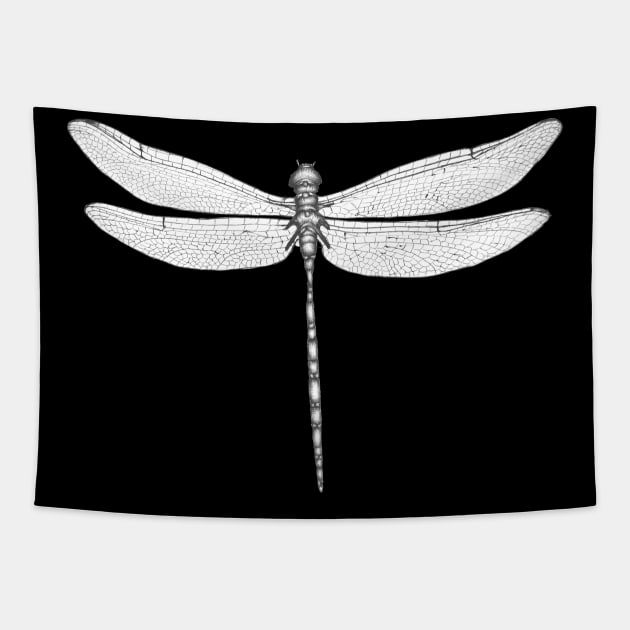 Dragonfly Wings Tapestry by ECMazur