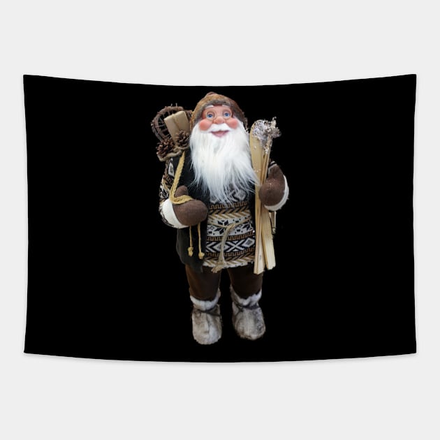 Christmas Santa Claus Is Coming Tapestry by EmilyCharlotty