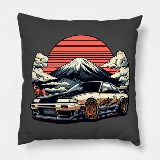 JDM car Japanese Retro Car Racing Drifting Legend Tuning Pillow