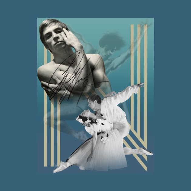 Rudolf Nureyev 5 Collage by Dez53