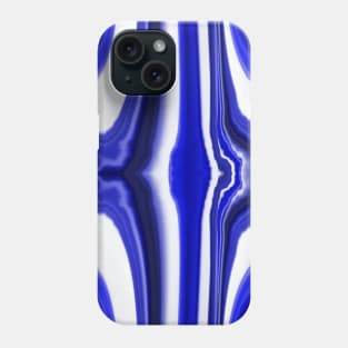 Blue Lace Agate Geode Crystal Phone Case