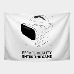 Escape Reality Enter The Game Tapestry