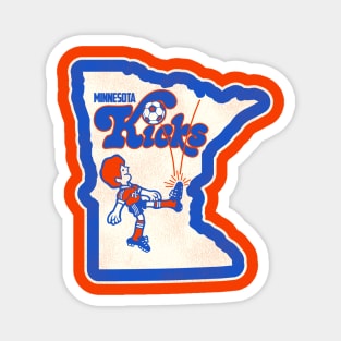 Defunct Minnesota Kicks Soccer Team Jersey Crest Magnet