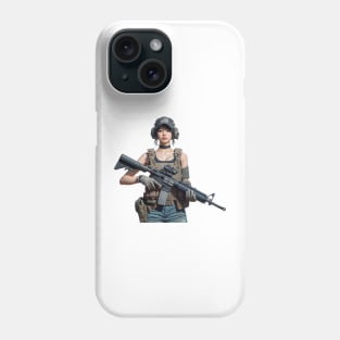 Tactical Girl Phone Case