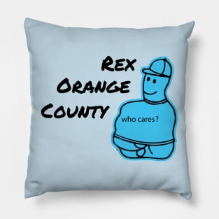 rex orange county blue Pillow
