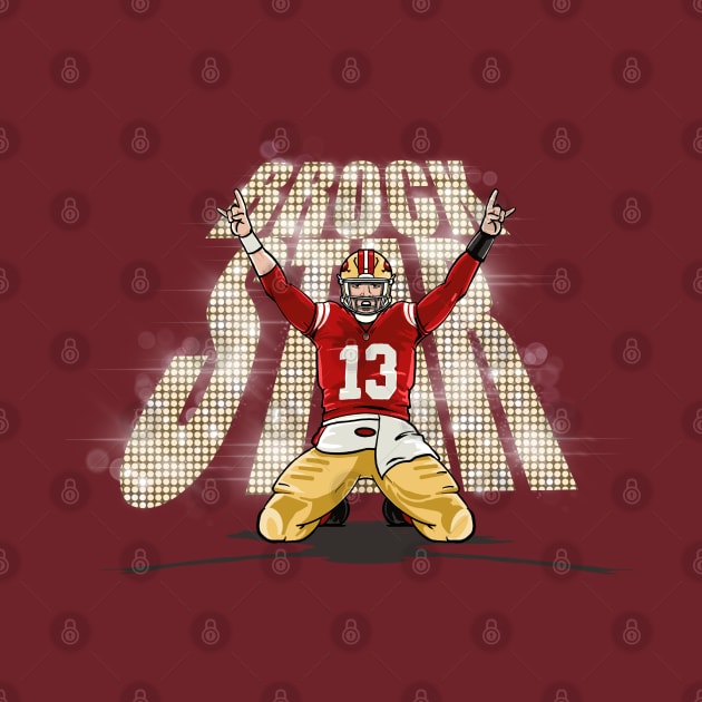 Brock Star— Brock Purdue SF Niners QB by RipleyArtShop