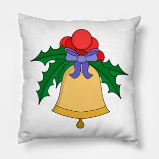 Lovely Christmas bell church hand bell Pillow