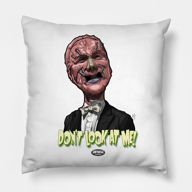 Toby D'Amato Pillow by AndysocialIndustries