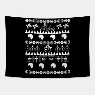 Ugly Christmas Afro Natural Hair Tapestry