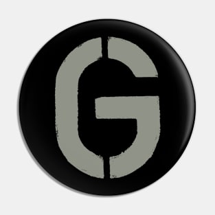 G Letter - Stencil Pin