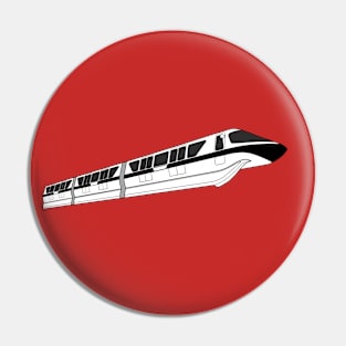 Black Monorail Line II Pin