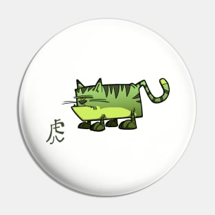 Chinese Zodiac Tiger Pin