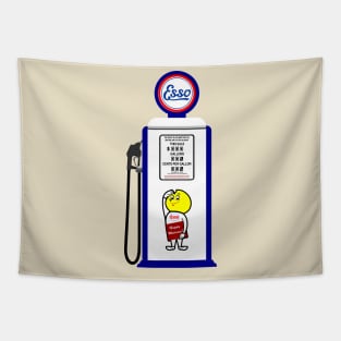 Gas Pump 50's Vintage Art Tapestry